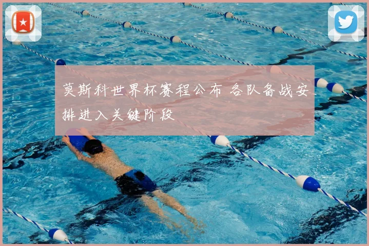 莫斯科世界杯赛程公布 各队备战安排进入关键阶段